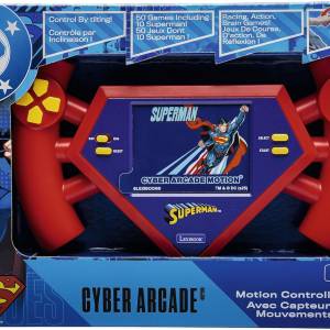 Consola Cyber ​​Arcade LEXiBOOK Superman: ¡aventuras épicas junto al Hombre de Acero!