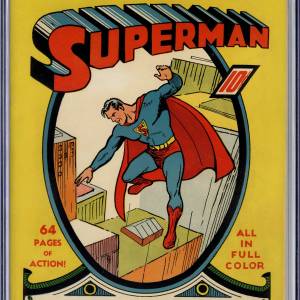 Copia restaurada de “Superman #1” disponible en subasta de ComicConnect