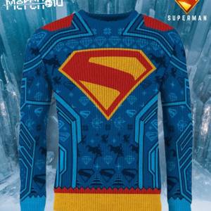 Merchoid lanza suéter navideño oficial de Superman para temporada navideña 2025
