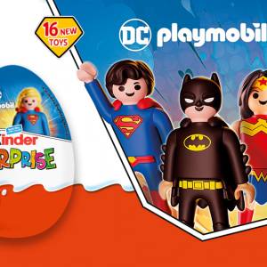 Kinder Surprise se asocia con DC y Playmobil para crear colección de superhéroes con Superman a la cabeza