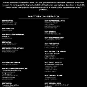 Warner Bros. lanza campaña de premios para película 