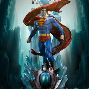 Más detalles de la estatua de Superman de edición limitada de Superkraft Lab