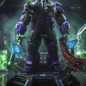 Reserva ya tu estatua de Lex Luthor Unleashed de Iron Studios