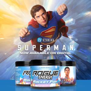 Rogue Energy lanza un sabor de Rocket Pop inspirado en Superman