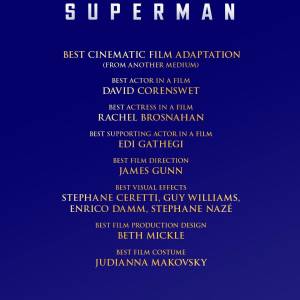 “Superman” triunfa con ocho nominaciones a los Premios Saturn