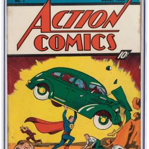 Raro ejemplar de “Action Comics #1” encabeza ventas de Superman en subasta de cómics de Heritage Auctions, que alcanzó los $21 millones