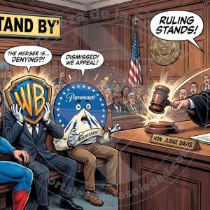 Jueza retrasa decisión sobre la fusión de Paramount y Warner Bros. Discovery