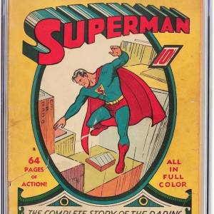 Subasta de un “Superman #1” en ComicConnect.com