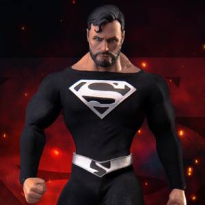 Figura DC Comics Dynamic 8ction Heroes Superman (Black Suit) exclusiva