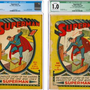 Copias Vintage de “Superman #1” subastadas por $720 mil y $69 mil