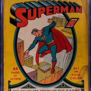 Raro Comic “Superman #1” se vende en subasta