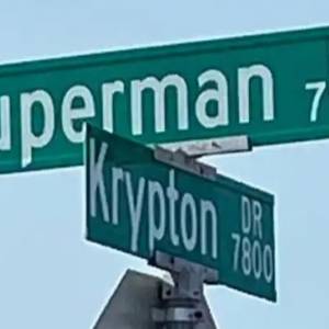 Calles bautizadas con nombres relacionados con Superman en Corpus Christi, Texas