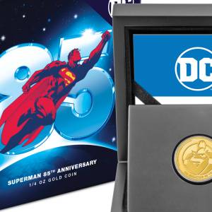 New Zealand Mint anuncia monedas para el 85 aniversario de Superman