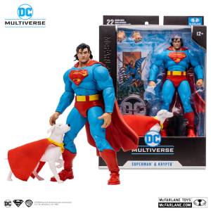 Figuras de acción de Superman y Krypto (Return of Superman) de McFarlane Collector Edition #9